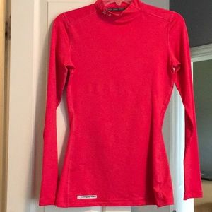 Pink under armor coldgear mock